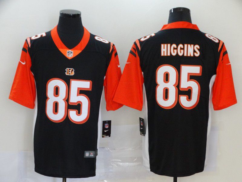 Men Cincinnati Bengals #85 Higgins Black Nike Vapor Untouchable Stitched Limited NFL Jerseys->cincinnati bengals->NFL Jersey